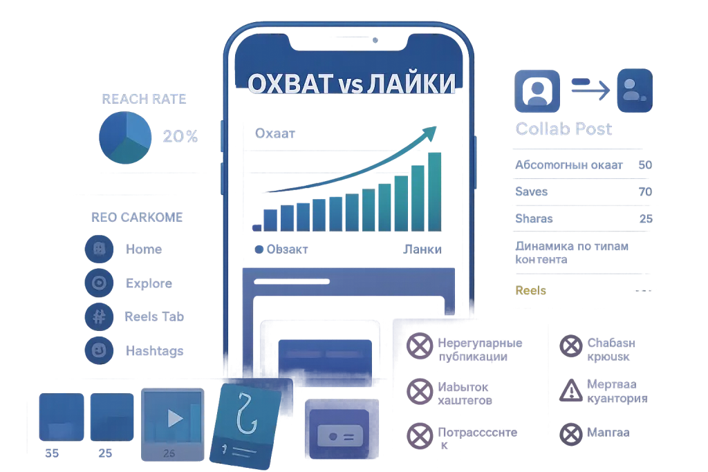 Как анализировать и оптимизировать охват аккаунтов в Instagram: метрики, ошибки и способы расширения
